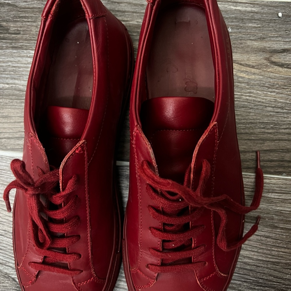 Common Projects Achilles Low Red Colorway Size 41 - image 4